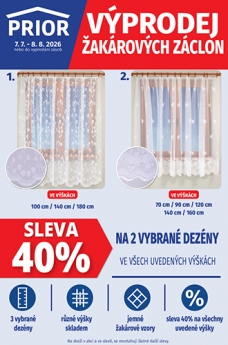 AKČNÍ NABÍDKA ODĚVNÍCH LÁTEK A BYTOVÉHO TEXTILU