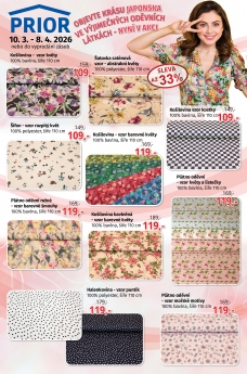 AKČNÍ NABÍDKA LÁTEK A BYTOVÉHO TEXTILU