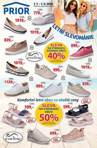 AKČNÍ NABÍDKA OBUVI A DOPLŇKŮ