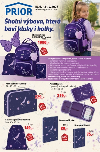 AKČNÍ NABÍDKA ŠKOLNÍCH POTŘEB